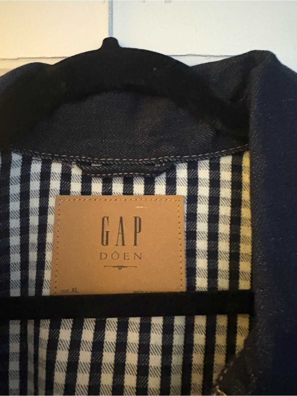 Gap × DÔEN Gingham Denim Jacket - Picture 6 of 6